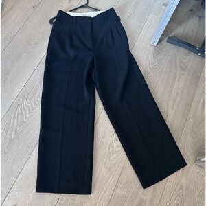aritzia black effortless pants - short length